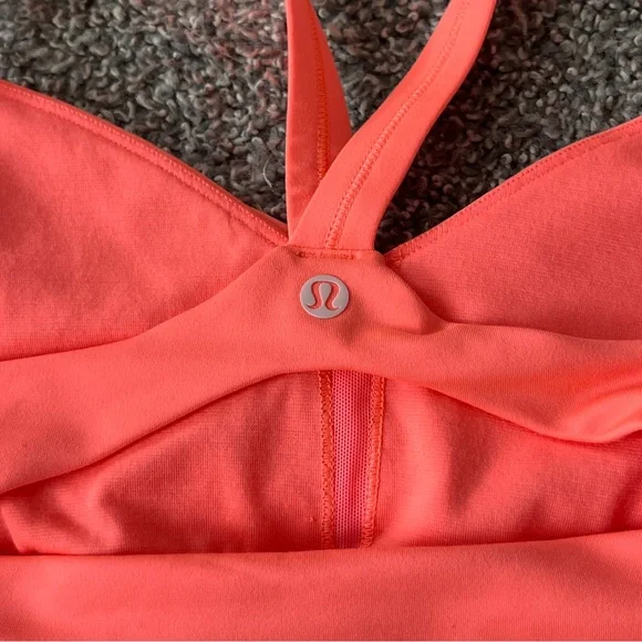 lululemon athletica Orange Wrap It Up Tank Size 8 - Picture 7 of 8